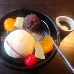 竹むら - クリームあんみつ