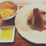 ブルッティ エ ブォーニ - 鴨肉のローストとフォカッチャ