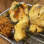 串かつ でんがな - 2025.12.26 (金)    特選串かつ５本セット　1045円（税込）