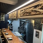 樹 - こだわりのカウンター　欄間