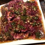 ホルモン屋 壺亭 - ハラミも美味しそう。1700円ですが、十分な量でした。美味しかったし。