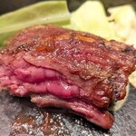 ビストロガブリ - お肉は柔らかく、それでいて噛み応えもある。