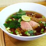 鶏と魚 - 鴨の醤油らぁ麺