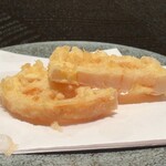 天ぷら岡本 - 天ぷら岡本(蓮根)