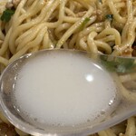 無冠 - 鯛スープだけで麺をつけても美味しい