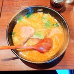 やぐら亭 - ■ 味噌野菜ラーメン (チャーシュー 1) 少なめ、990円
■ ハーフチャーシュー (2枚)、220円