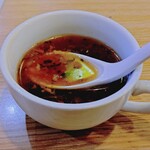 インド料理 MAHARAJA - カレーランチ900円のスープ（2025年12月）
