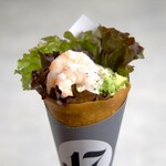 海老とアボカドのシーザーサラダ