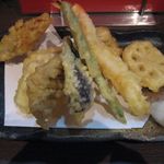 和庵 - 天ぷらのアップ(2014.10)