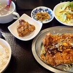 奉天飯店 - マーラーチキン（週替わり定食）：¥1,190