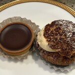 MAISON CACAO 鎌倉小町店 - 生チョコタルト・ビター　　生シュークリーム　カスタード
