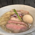 宍道湖しじみ中華蕎麦 琥珀 池袋店 - 中華蕎麦（塩）特上