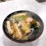 百万石うどん - いなりうどん（750円）