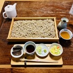 昭和屋 そば琳 - 板蕎麦大盛+ニシンの甘露煮