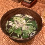 やきとり水菜月 - 鶏のスープ◎