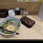 蘭州拉麺店 火焔山 - 途中・全体図。