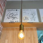 洋食 GURa - 関西らしいラインナップのサインw