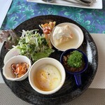 フレンチカフェ 10℃ - 温め直すと言われて下げられる前のプレート