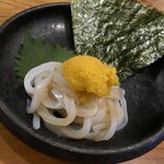 いのや。 白金店 - 生カラスミとイカ和え