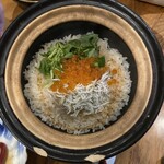 いのや。 白金店 - 土鍋ごはん　いくらとシラス