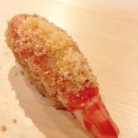 鮓 村瀬 - 村瀬流巻きえび　おぼろ添え　