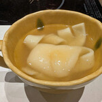 木曽路 - 〆のきしめん、餅