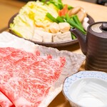先斗町しゃぶしゃぶすき焼き きらく - 