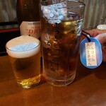 いまどき安兵衛 - ビールと烏龍茶