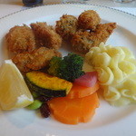 テラスレストラン - 2014/12　　カキフライ タルタルソース添え