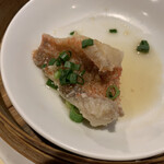 香港飲茶専門店 香港大飯店 - 白身魚蒸し