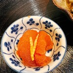 黒崎 田舎庵 日日屋 - コース¥6,800  前菜3種(うざく  明太子  食前酒) 明太子