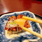 黒崎 田舎庵 日日屋 - コース¥6,800  鰻寿司  生姜のかたまり