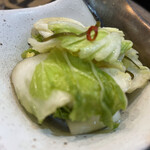 地酒庵 さとう - 自家製浅漬け