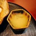 黒崎 田舎庵 日日屋 - コース¥6,800  前菜3種(うざく  明太子  食前酒)食前酒レモン酒