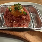 焼肉冷麺だいじゅ - あぶりユッケ