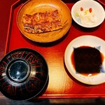 黒崎 田舎庵 日日屋 - 蒲焼コースの蒲焼定食