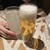 茶茶 白雨 - ドリンク写真:ビールとレモンサワーで乾杯②