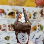 YORKYS Creperie - キャラメルブラウニー…税込780円