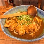 ゆうすけ - とり天カレーうどん