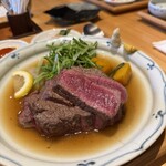 清喜 ひとしな - 出汁ステーキの土鍋ご飯定食（200g）