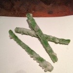 天ぷら 元吉 - Ｈ26.12 いんげん