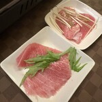 築地いなせや - すき焼き用の鮪
