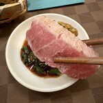 築地いなせや - 中トロ炙り