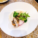 AY food＆wine cafe＆sweets - 選べるメインの魚料理