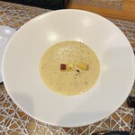 AY food＆wine cafe＆sweets - 絶品さつまいものポタージュ