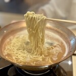 アグーしゃぶしゃぶ 神まえ - 〆の沖縄そば