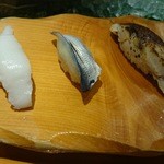 Umai Sushi Kan - えんがわ、コハダ、炙り鯖