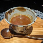 鉄板焼さわふじ - エビのミネストローネ