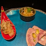 鉄板焼さわふじ - 前菜3種