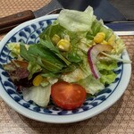 ゆかり - お好み焼ランチ(豚・サラダセット)